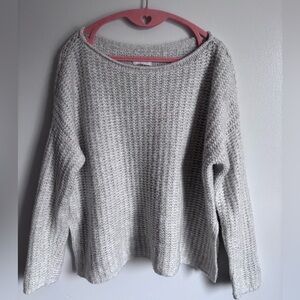 Lou & Grey oversized Crew Neck Knit sweater size Medium